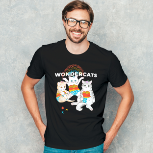 Nome do produtoCamiseta Masculina Wonder Cats