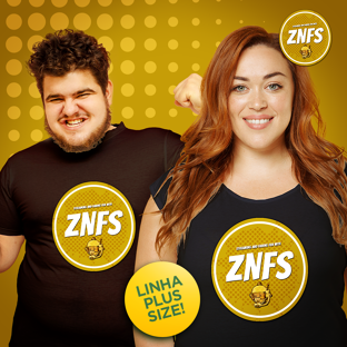 Nome do produtoPlus size Logo ZNFS - ZNFS