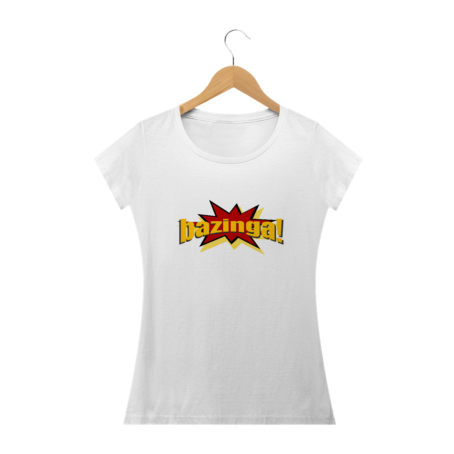 camiseta feminina bazinga