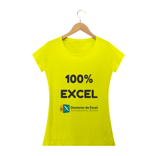 Nome do produtoCamiseta - 100 Porcento Excel (Feminina)