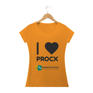 Nome do produtoCamiseta -  I Love Procx (Feminina)