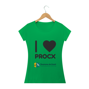 Nome do produtoCamiseta -  I Love Procx (Feminina)