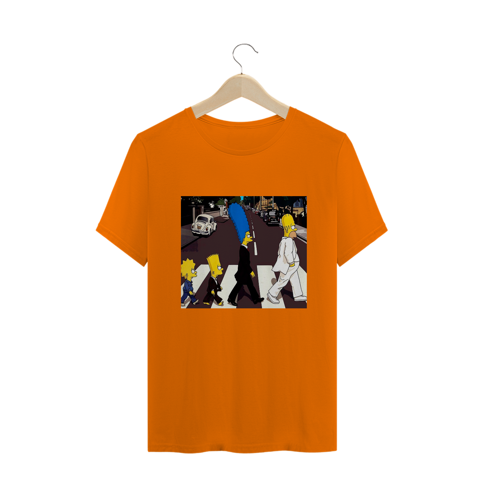 camiseta simpsons beatles