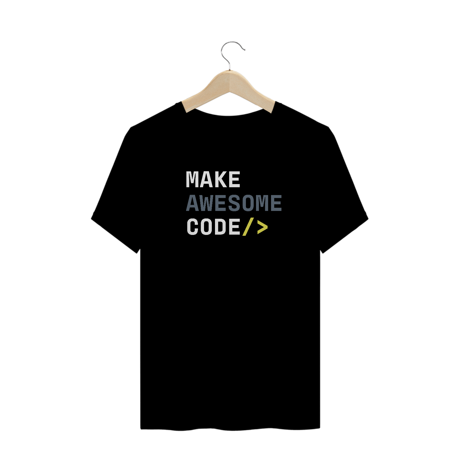 Camiseta Make Awesome Code