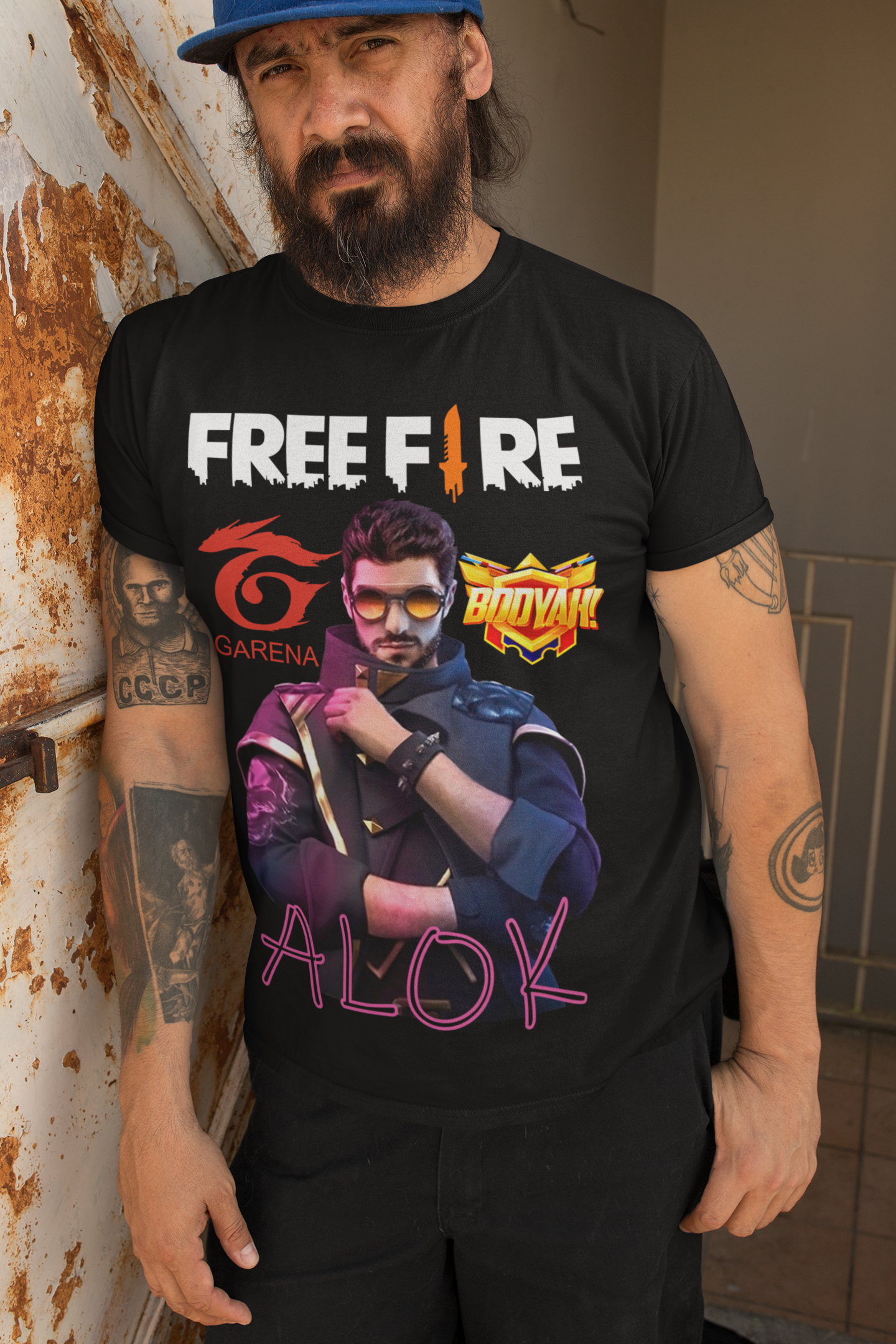 camisa do alok do free fire