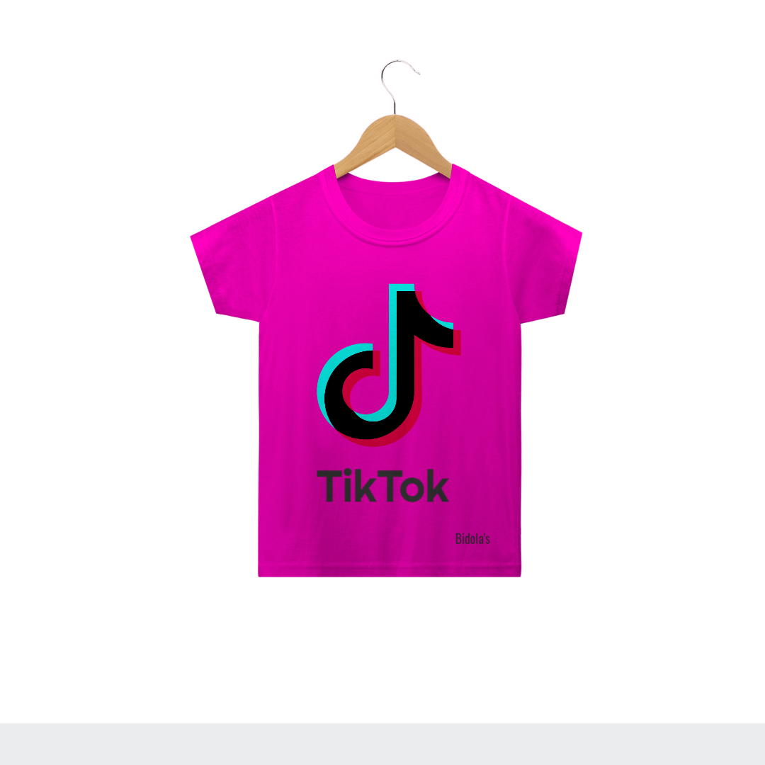 camiseta infantil tik tok