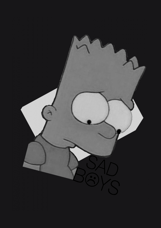 T-SHIRT ESTONADA BART SIMPSONS SAD BOY R$48,10 em Dyhogo