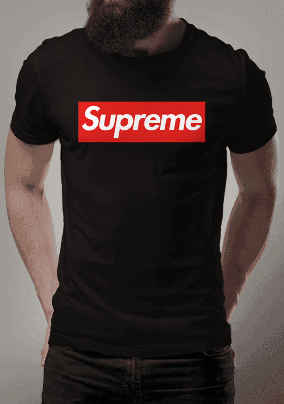 T-SHIRT PRIME Camisa Supreme Preta/Branca R$37,60 em Fluxo