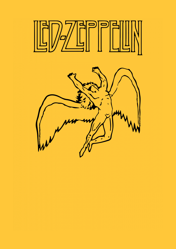 estampa led zeppelin